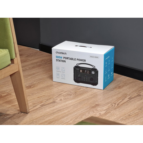Зарядная станция  Choetech 500W Type-C/USB/DC/AC - фото №7